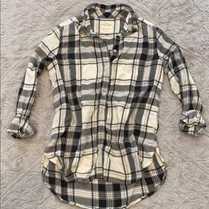 Women’s AE Boyfriend Fit Flannel (S)